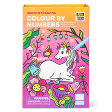ערכה לצביעה לפי מספרים חד קרן קסום - COLOURING BY NUMBERS UNICORN DREAMING