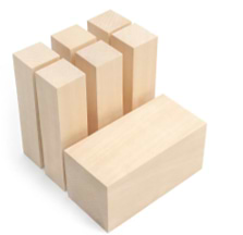מארז 7 עצים לגילוף BASSWOOD