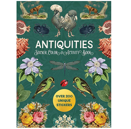 חוברת צביעה ANTIQUITIES sticker,color,& activity book