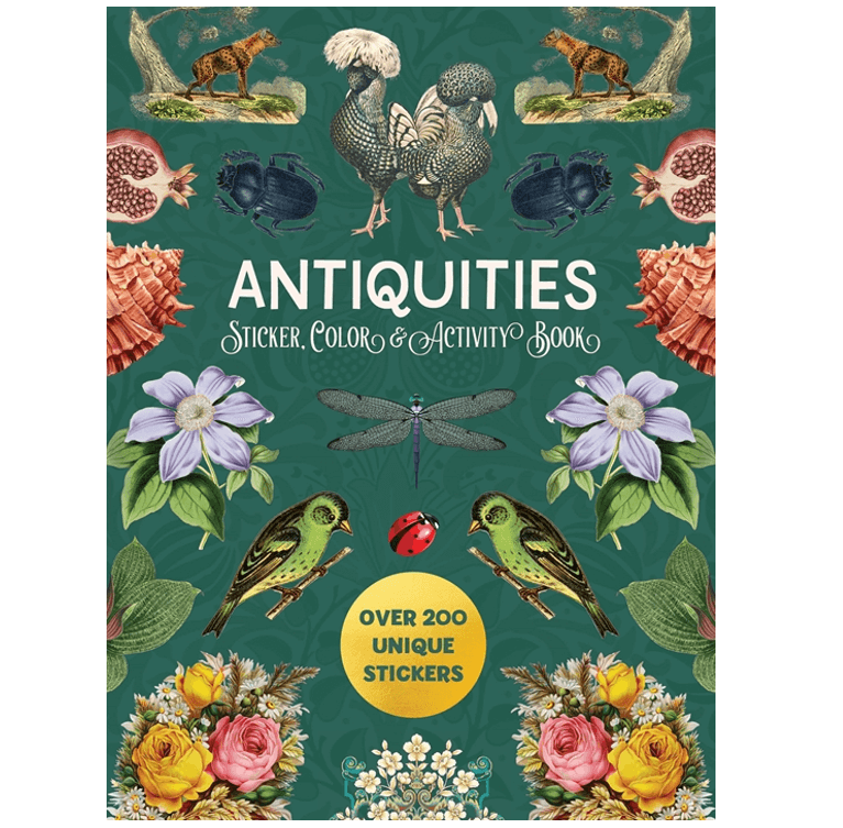 חוברת צביעה ANTIQUITIES sticker,color,& activity book