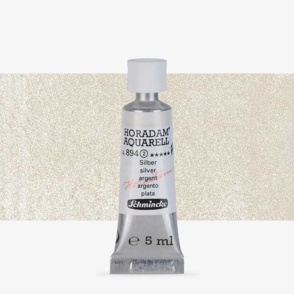 צבע מים שפורפרת 5מל HORADAM 894 Schmincke Silver  סדרה 2 שמינקה