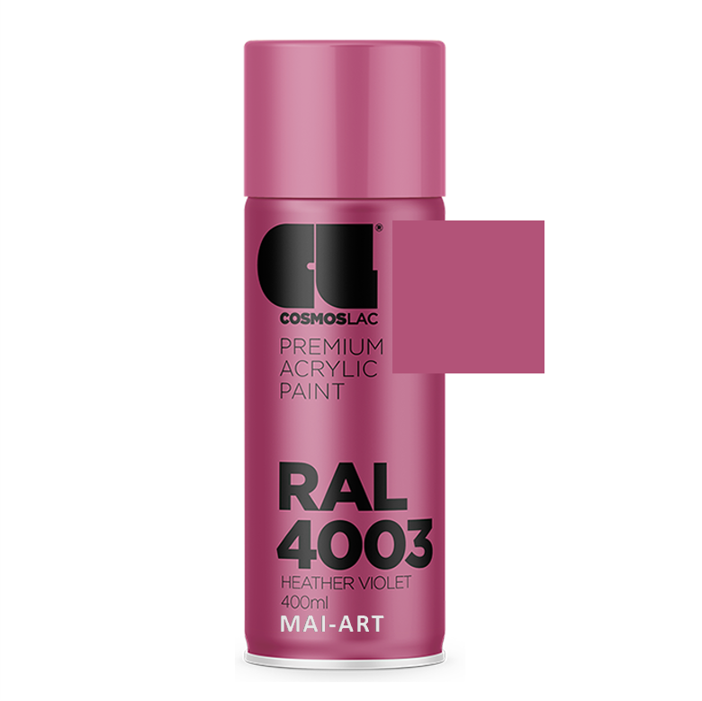 ספריי צבע מקצועי   HEATHER VIOLET 4003 RAL 400ML