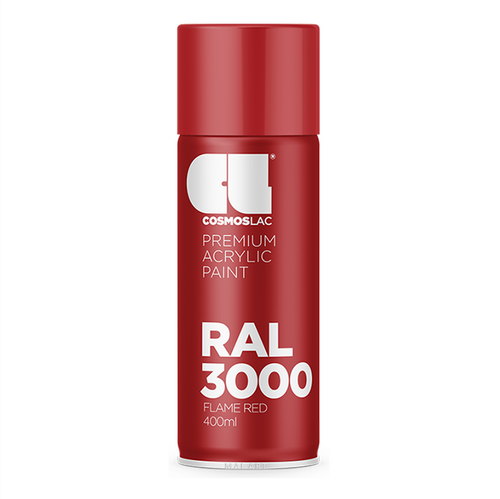 ספריי צבע מקצועי   FLAME RED 3000 RAL 400ML