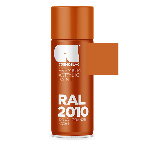 ספריי צבע מקצועי SIGNAL ORANGE 2010 400ML RAL