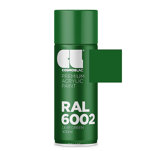 ספריי צבע מקצועי LEAF GREEN 6002 400ML RAL