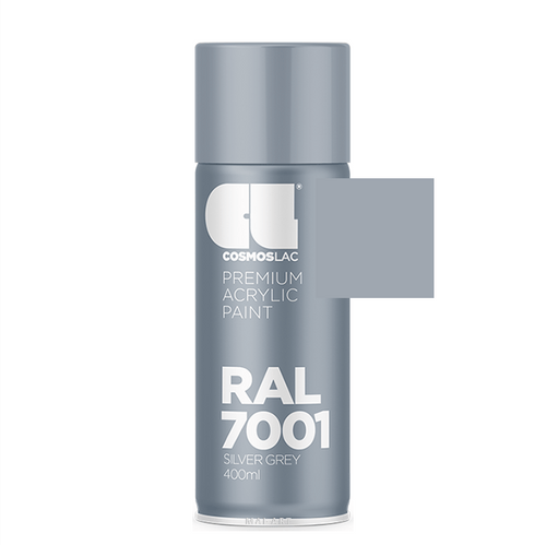 ספריי צבע מקצועי SILVER GREY 7001 400ML RAL