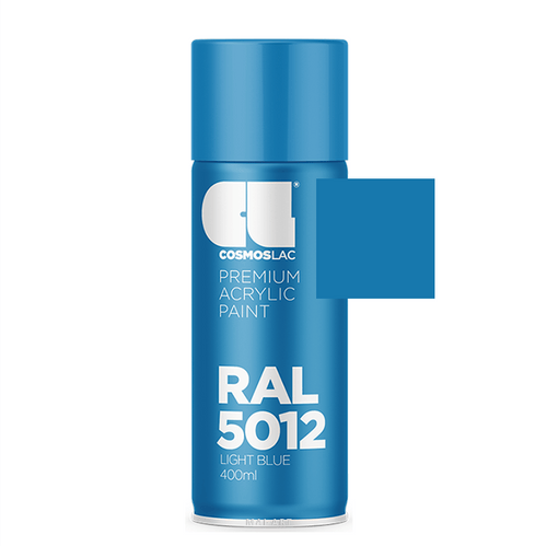 ספריי צבע מקצועי LIGHT BLUE 5012 400ML RAL
