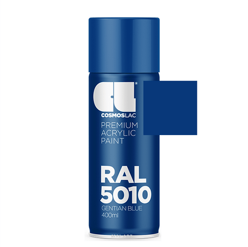 ספריי צבע מקצועי GENTIAN BLUE 5010 400ML RAL