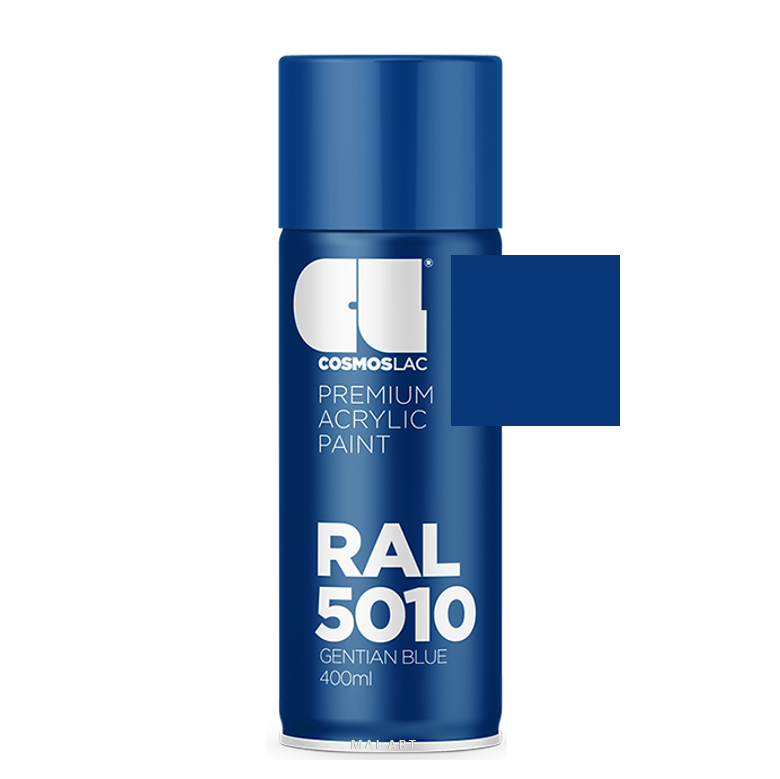 ספריי צבע מקצועי GENTIAN BLUE 5010 400ML RAL