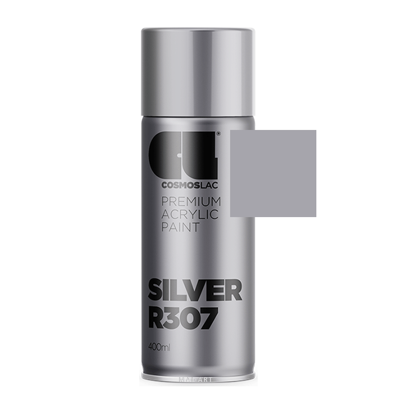 ספריי צבע מקצועי SILVER R307 400ML RAL
