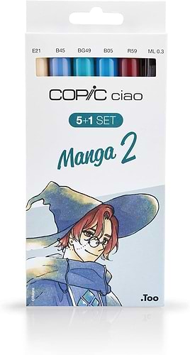 סט טוש קופיק צ'או 5+1 MANGA 2