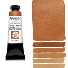צבע מים שפופרת EARTHY LIGHT RED 15ML S2 DANIEL SMITH