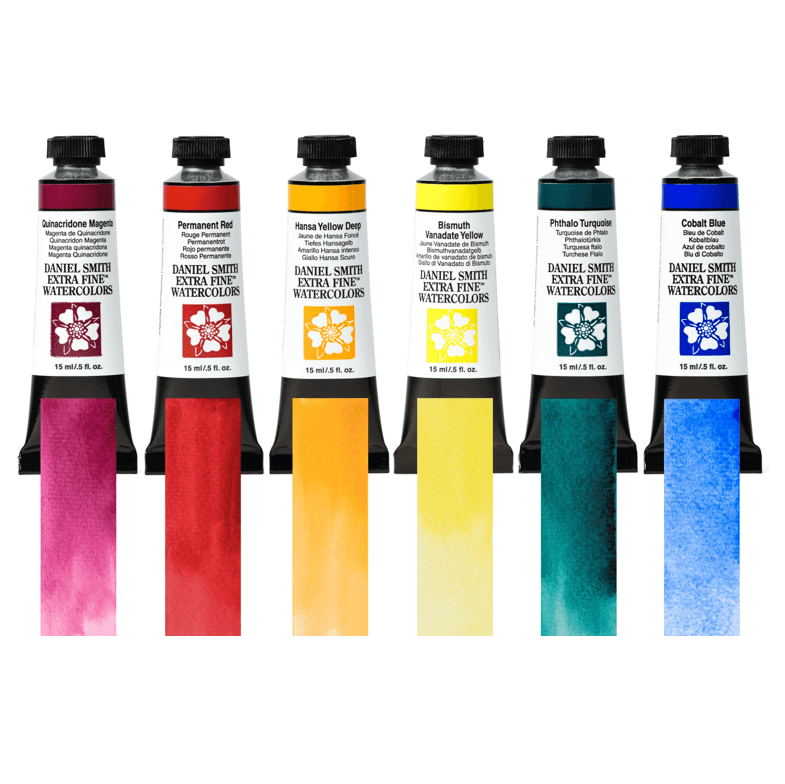 סט 6 צבעי מים DANIEL SMITH ESSENTIAL WATERCOLOR MIXING SET