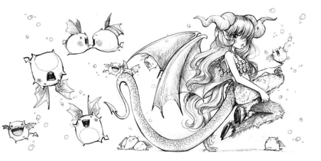 ספר צביעה  POP MANGA CUTE AND CREEPY 