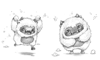 ספר צביעה  POP MANGA CUTE AND CREEPY 
