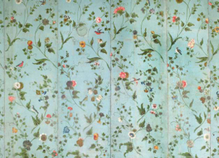 פאזל 1000 חיפוי קיר צבוע MIRROR ROOM AND PAINTED WALL COVERING