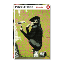 פאזל 1000 בנקסי שימפנזה עם רולר BANKSY ROLLER CHIMP 