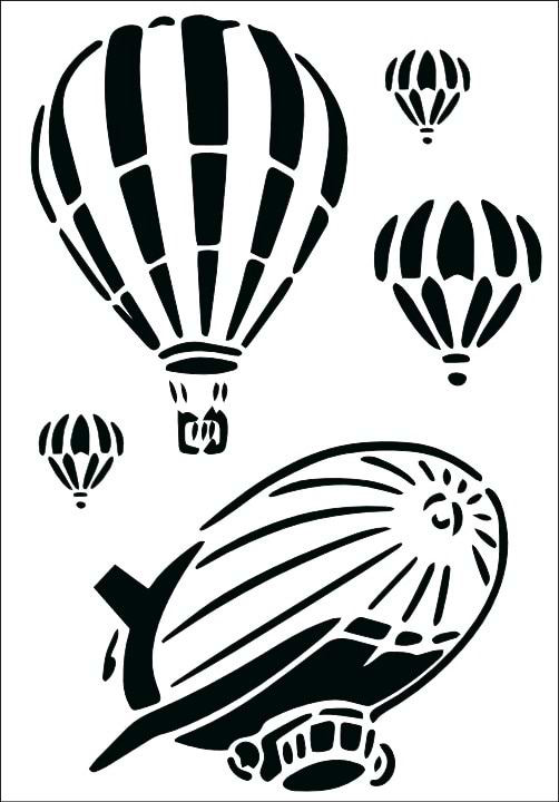 שבלונה ART STENCILS 28.5/20 AIR BALLOON 285