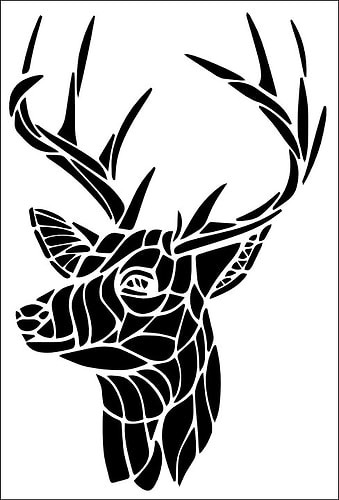 שבלונה ART STENCILS 20/29 DEER  450