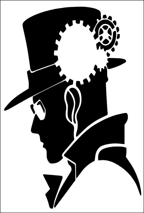 שבלונה ART STENCILS 20/29 STEAMPUNK 292