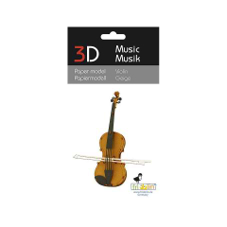 ערכת הרכבה מנייר כינור 3D VIOLIN