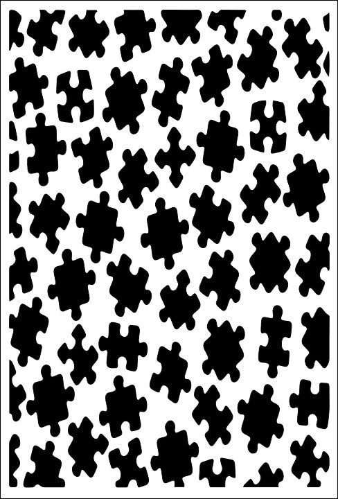 שבלונה ART STENCILS 20/29 PUZZLE 117