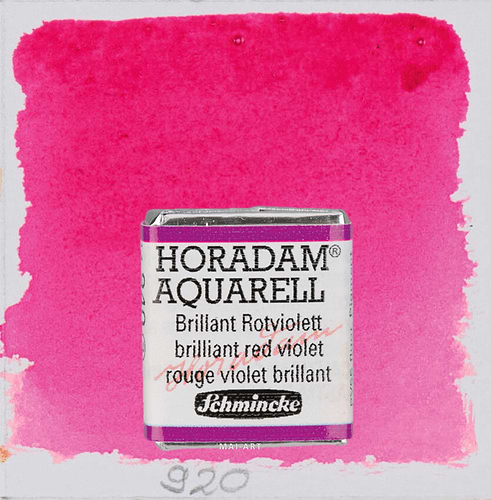 צבע מים חצי קוביה HORADAM 920 Schmincke Brilliant opera rose סדרה 2 שמינקה