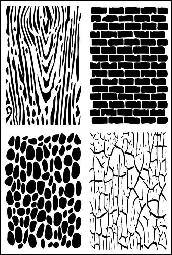 שבלונה ART STENCILS 20/29 Texture 078