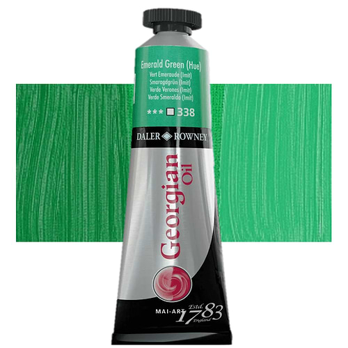 צבע שמן גורגיאן 38מל' Emerald Green Hue GEORGIAN 338