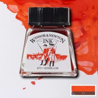 דיו WINSOR & NEWTON VERMILION