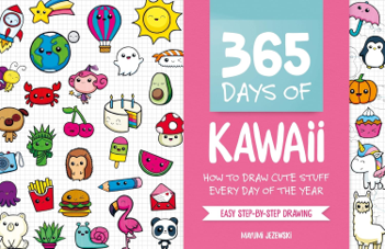 ספר לימוד ציור 365 DAYS OF KAWAI