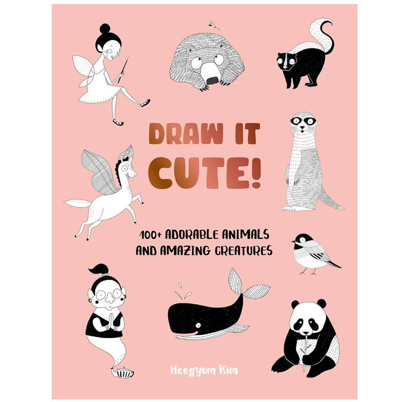 ספר לימוד ציור DRAW IT CUTE