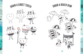ספר לימוד ציור DRAW IT HAPPY