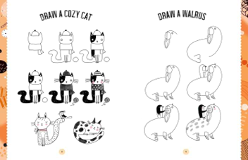 ספר לימוד ציור DRAW IT HAPPY