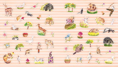 חוברת מדבקות A NATURE LOVER'S STICKER BOOK
