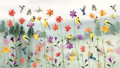 חוברת מדבקות A BIRD LOVER'S STICKER BOOK