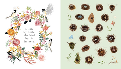 חוברת מדבקות A BIRD LOVER'S STICKER BOOK