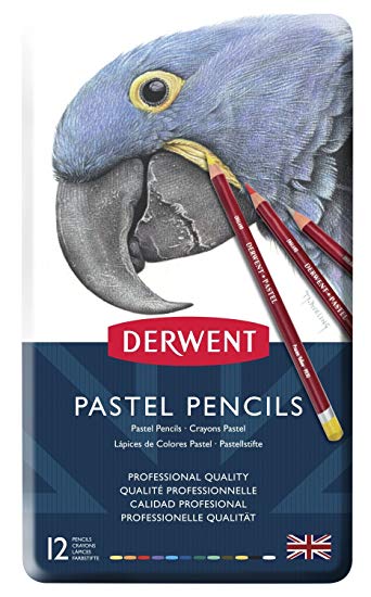 סט 12 עפרונות DERWENT פסטל