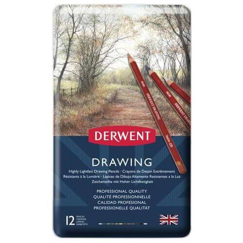 סט 12 עפרונות ארטיסט ARTIST DERWENT