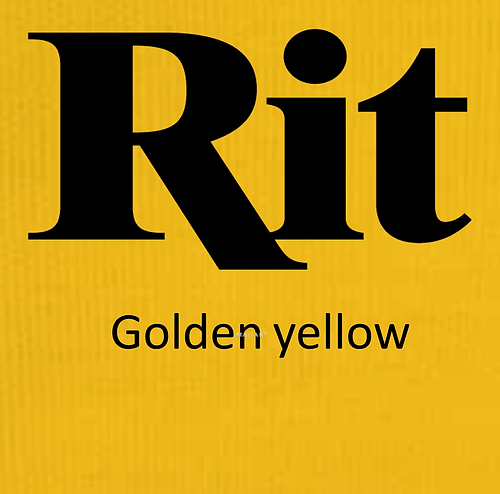צבע לצביעת בדים  Rit  all purpose dye - golden yellow 42