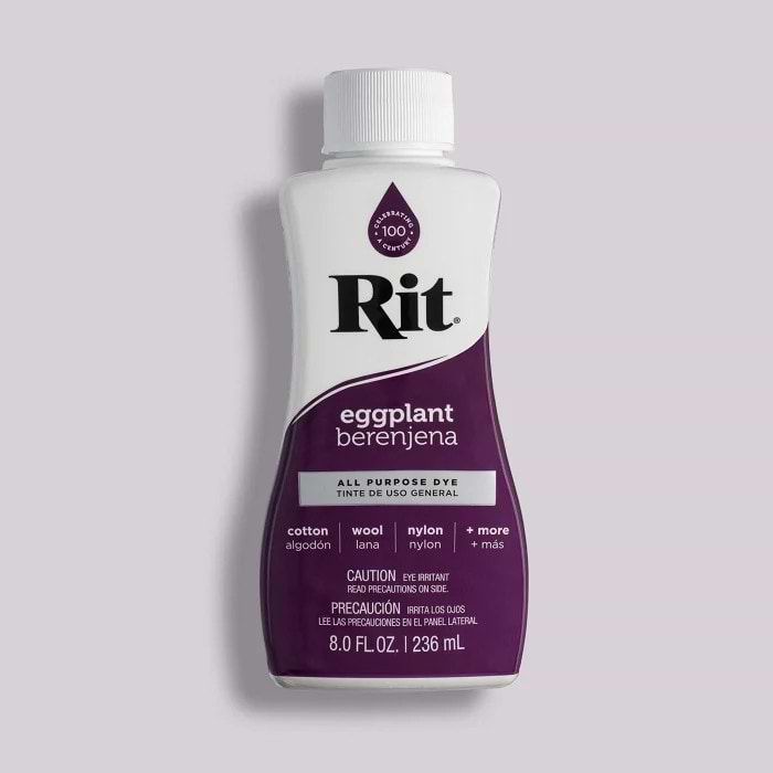 צבע לצביעת בדים Rit  all purpose dye - eggplant 68