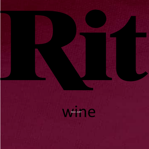 צבע לצביעת בדים Rit  all purpose dye - wine 10