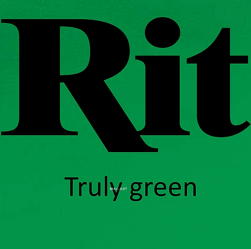צבע לצביעת בדים Rit  all purpose dye - truly green 55