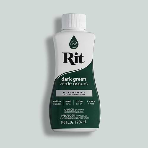 צבע לצביעת בדים Rit  all purpose dye -dark green 35