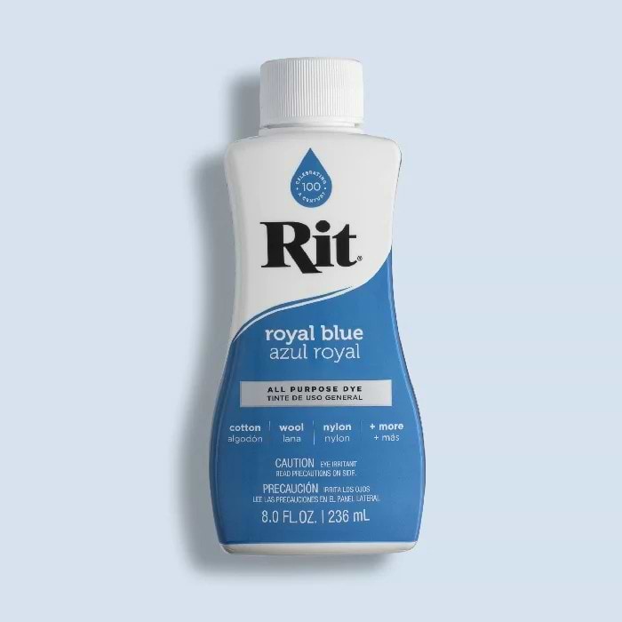 צבע לצביעת בדים Rit  all purpose dye - royal blue 29