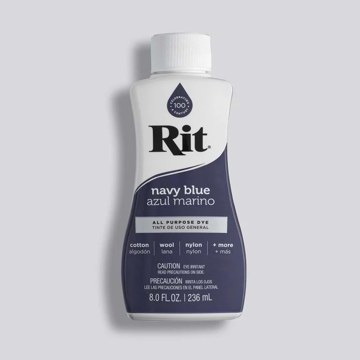 צבע לצביעת בדים Rit  all purpose dye - navy blue 30