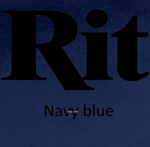 צבע לצביעת בדים Rit  all purpose dye - navy blue 30