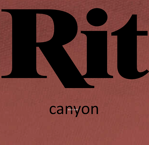 צבע לצביעת בדים Rit  all purpose dye - canyon 69