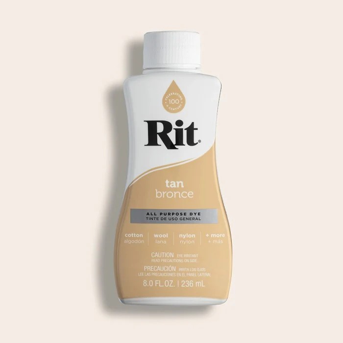 צבע לצביעת בדים Rit  all purpose dye - tan 16