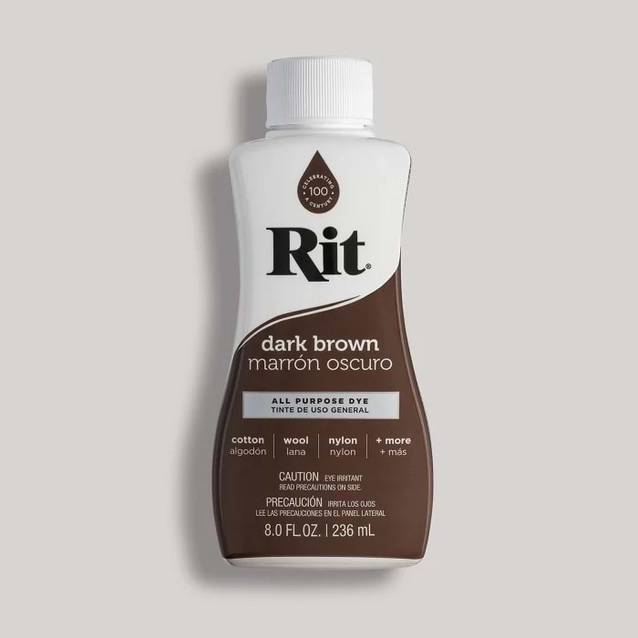 צבע לצביעת בדים Rit  all purpose dye - dark brown 25
